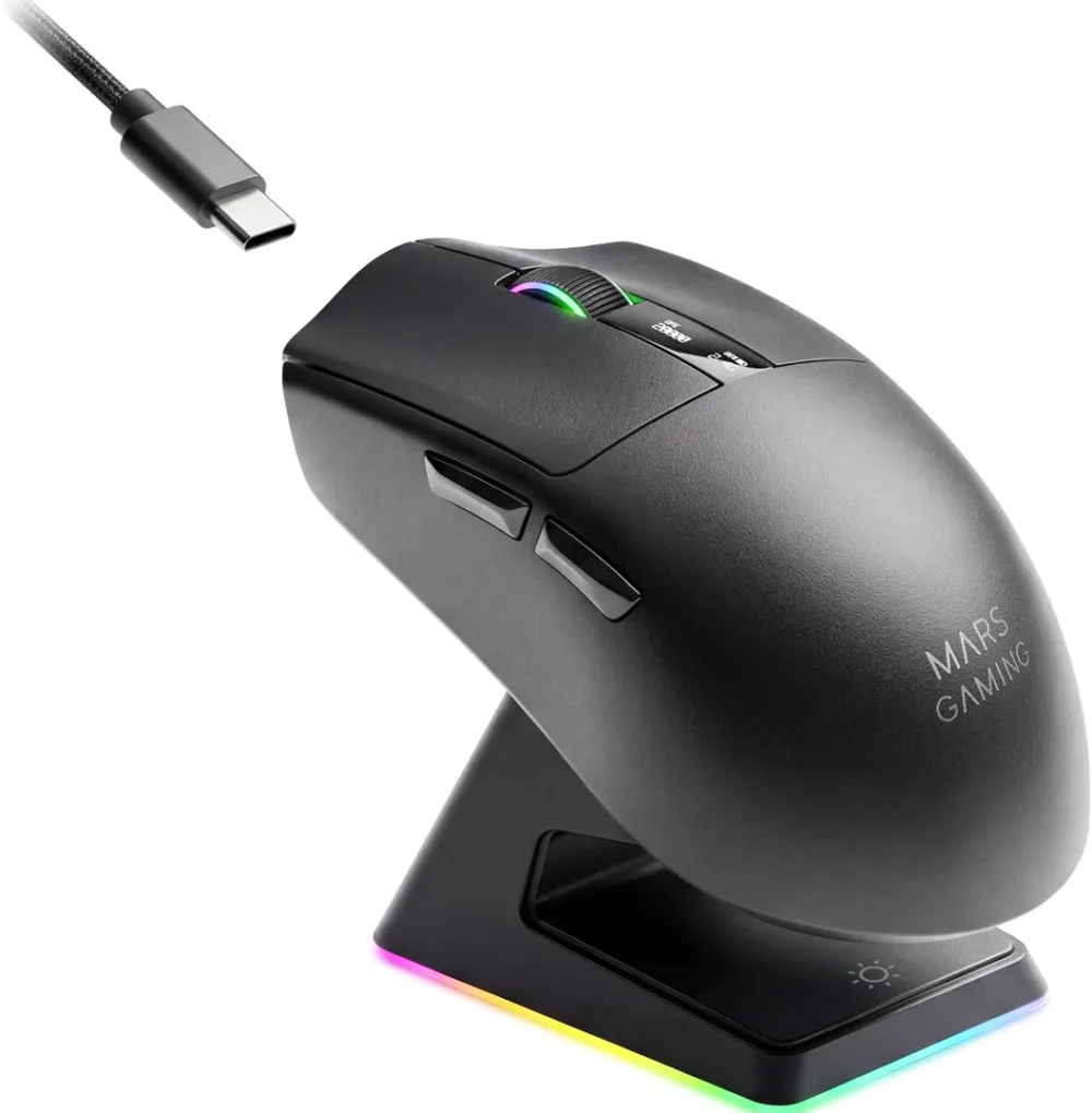 Mars Gaming MMWELITE mouse Right-hand Bluetooth Optical 20000 DPI