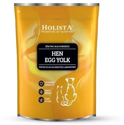 HOLISTA Hen egg yolk - supplements for dogs and cats - 500g