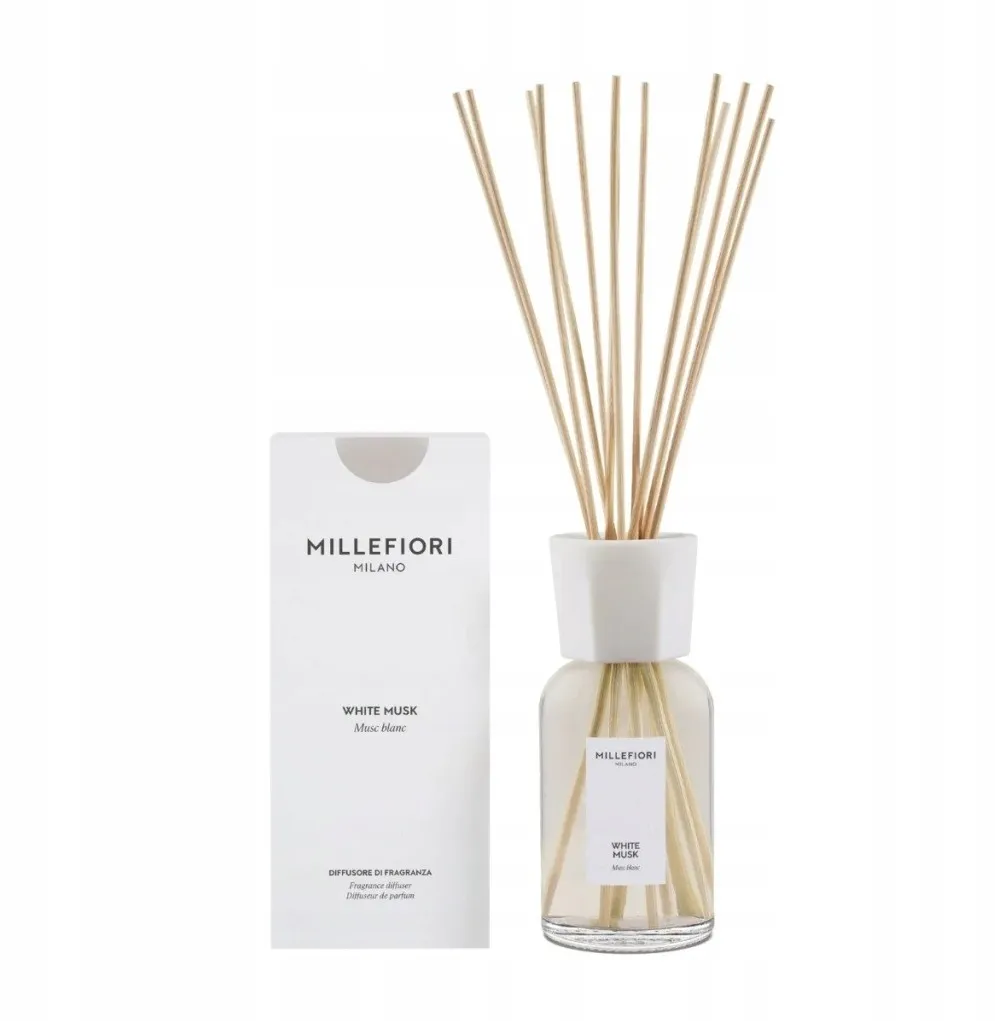 Reed Diffuser 500 ml WHITE MUSK MILLEFIORI