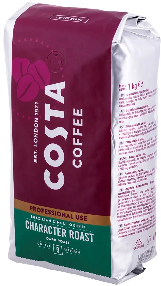 Coffee Bean COSTA PROFESSIONAL 1KG BRAZILIAN SINGLE ORIGIN