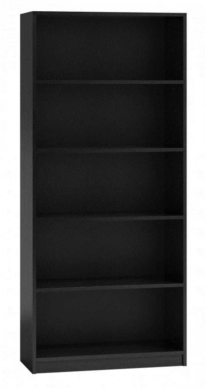 Topeshop R80 CZERŃ office bookcase