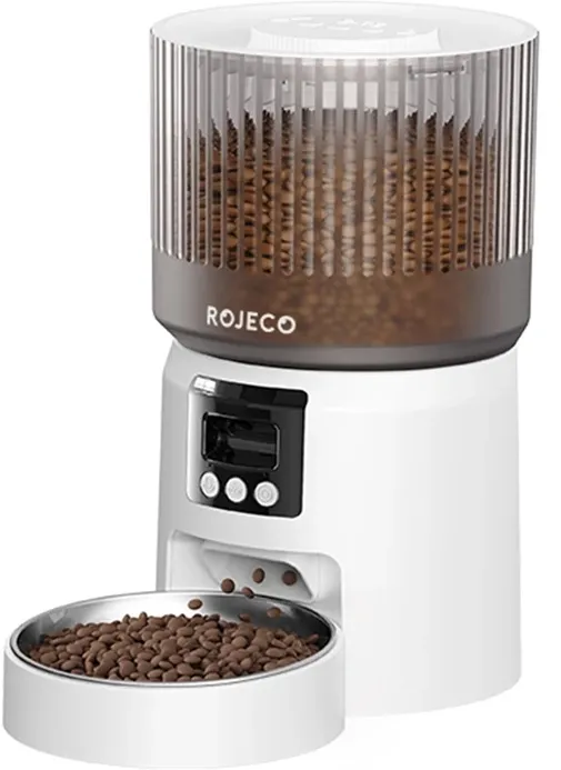 Dispozitiv de hrănire pentru animale de companie Rojeco Smart Pet Feeder – versiune video 1080p
