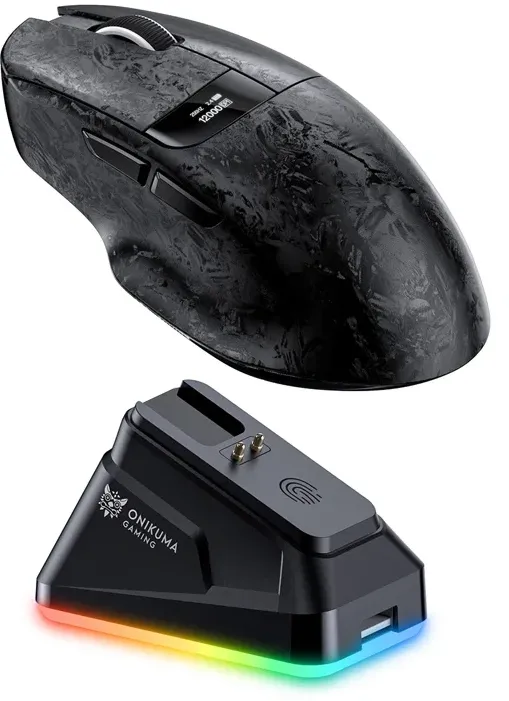 Mouse fără fir ONIKUMA DM08 (negru)