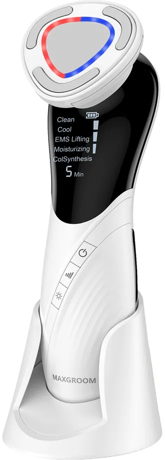 MAXGROOM D849 9-in-1 facial massager with care functions - white