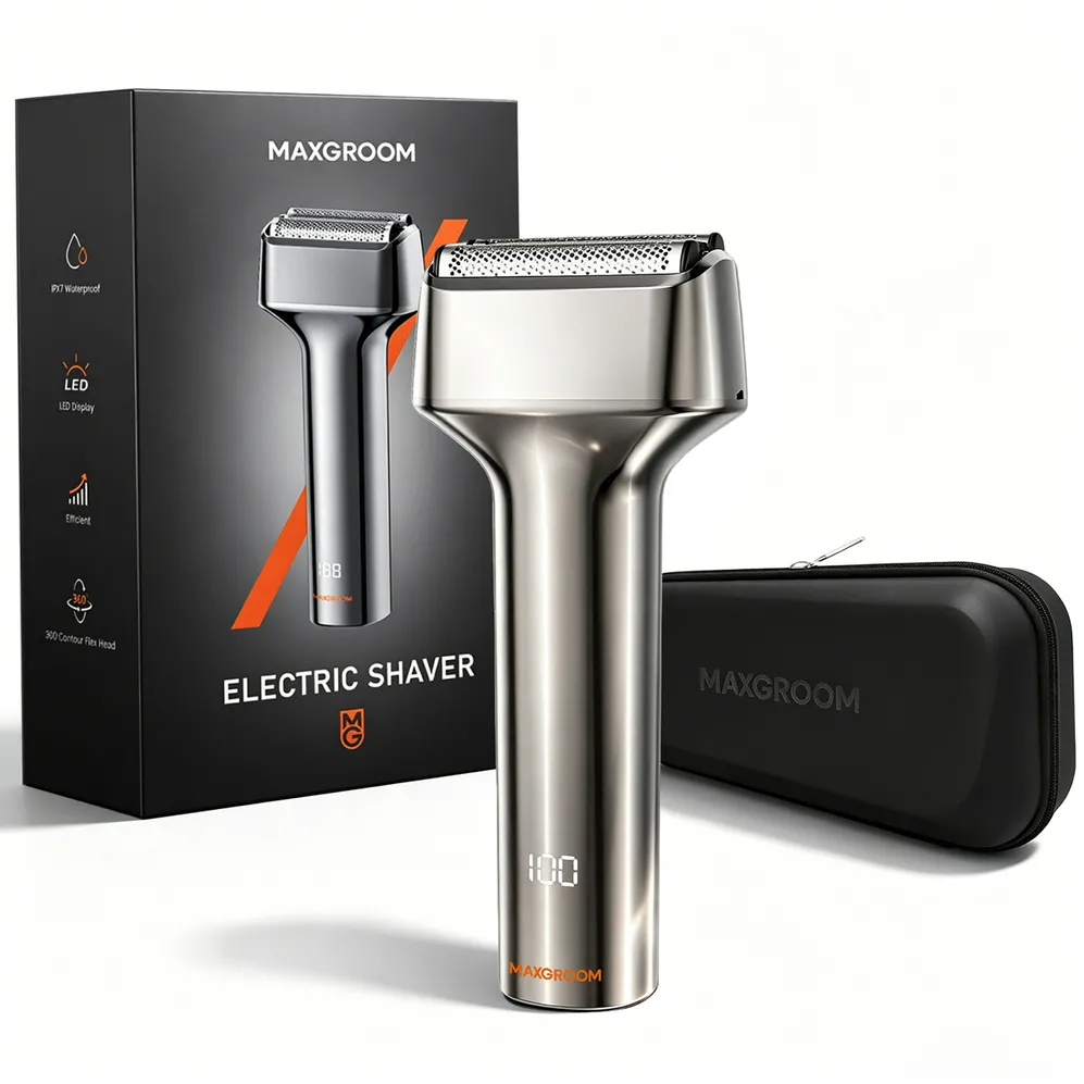 MAXGROOM WF-2037D foil electric shaver IPX7 - silver