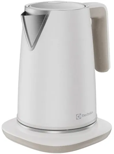 Fierbator de apa Electrolux Nordic Timeless Collection E6K1-6SW, 2400W, 1,7l, temperaturi prestabilite intre 40° si 100 °C, functie Turbo pentru fierbere rapida, functie de mentinere temperatura 40 min, alb scoica