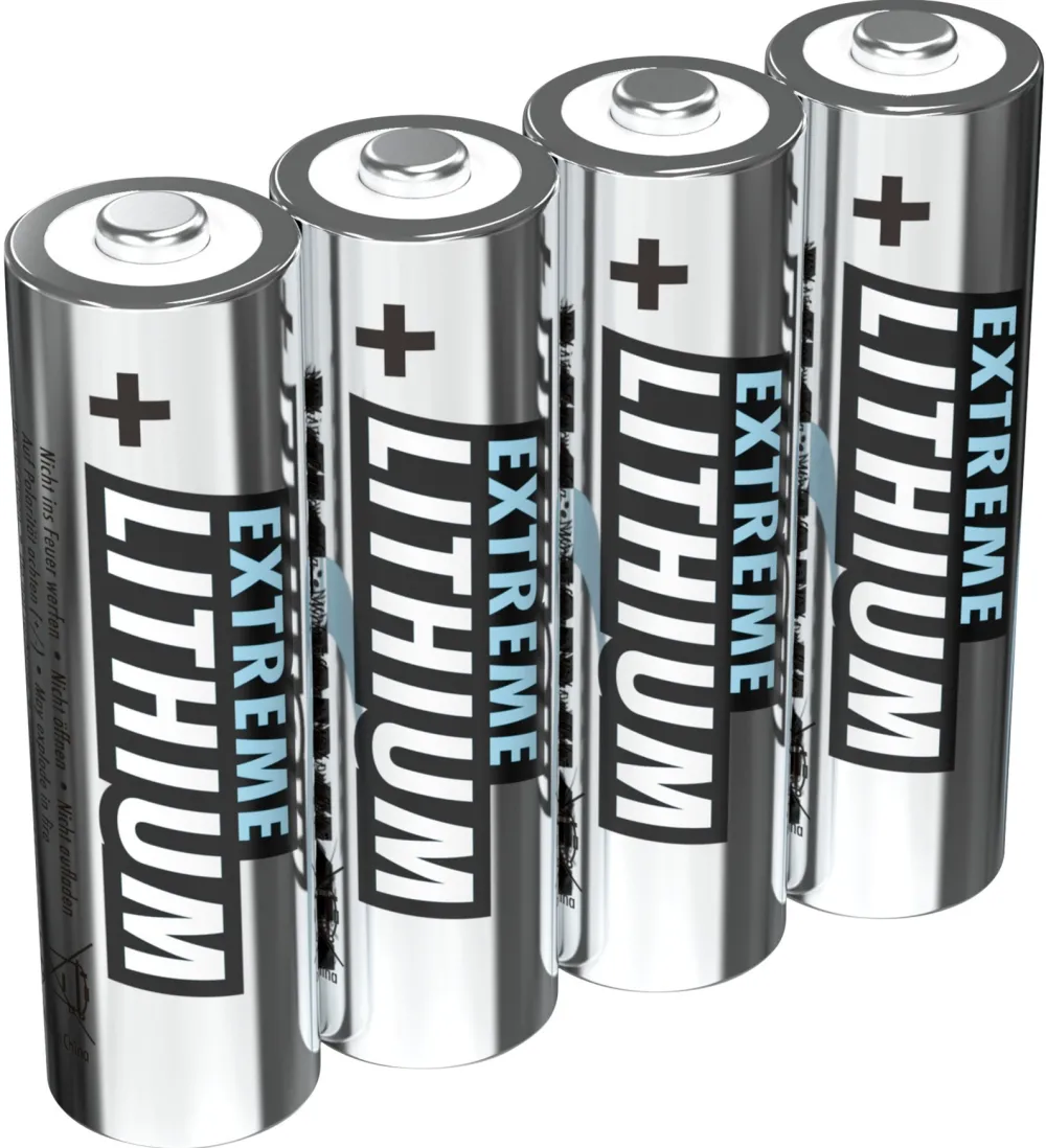 1x4 Ansmann Extreme Lithium Mignon AA LR 6