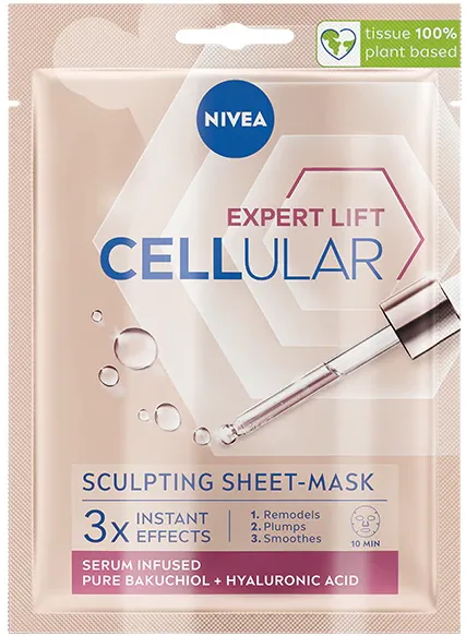 Masca servetel NIVEA Hyaluron Cellular Filler Contour, 1 st
