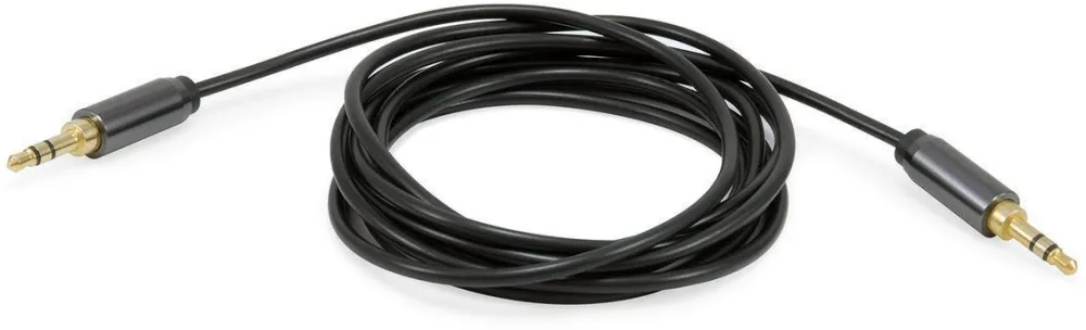 Cablu audio EQUIP jack 3.5 mm tata-tata 2.5 m mufe metalice