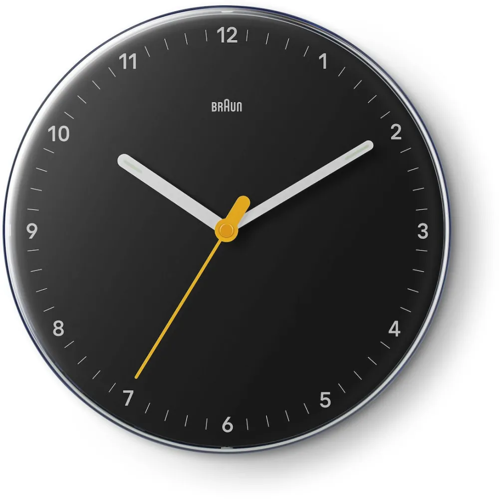 Ceas de perete BRAUN BC 26 B negru quartz