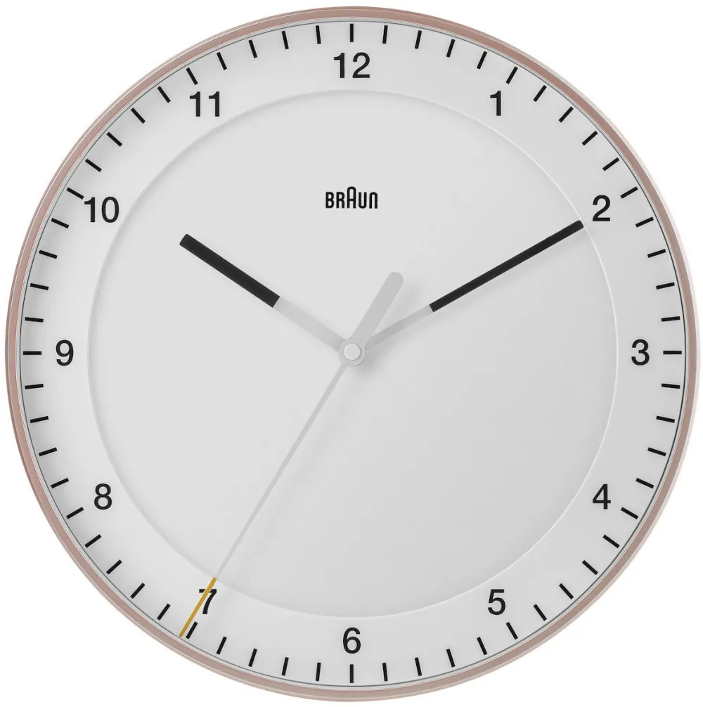 Ceas de perete BRAUN BC 17 PW roz alb