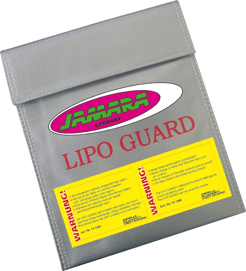 Geanta protectie la incendiu pentru acumulatori LiPo Jamara LiPo Guard 23 x 18 cm