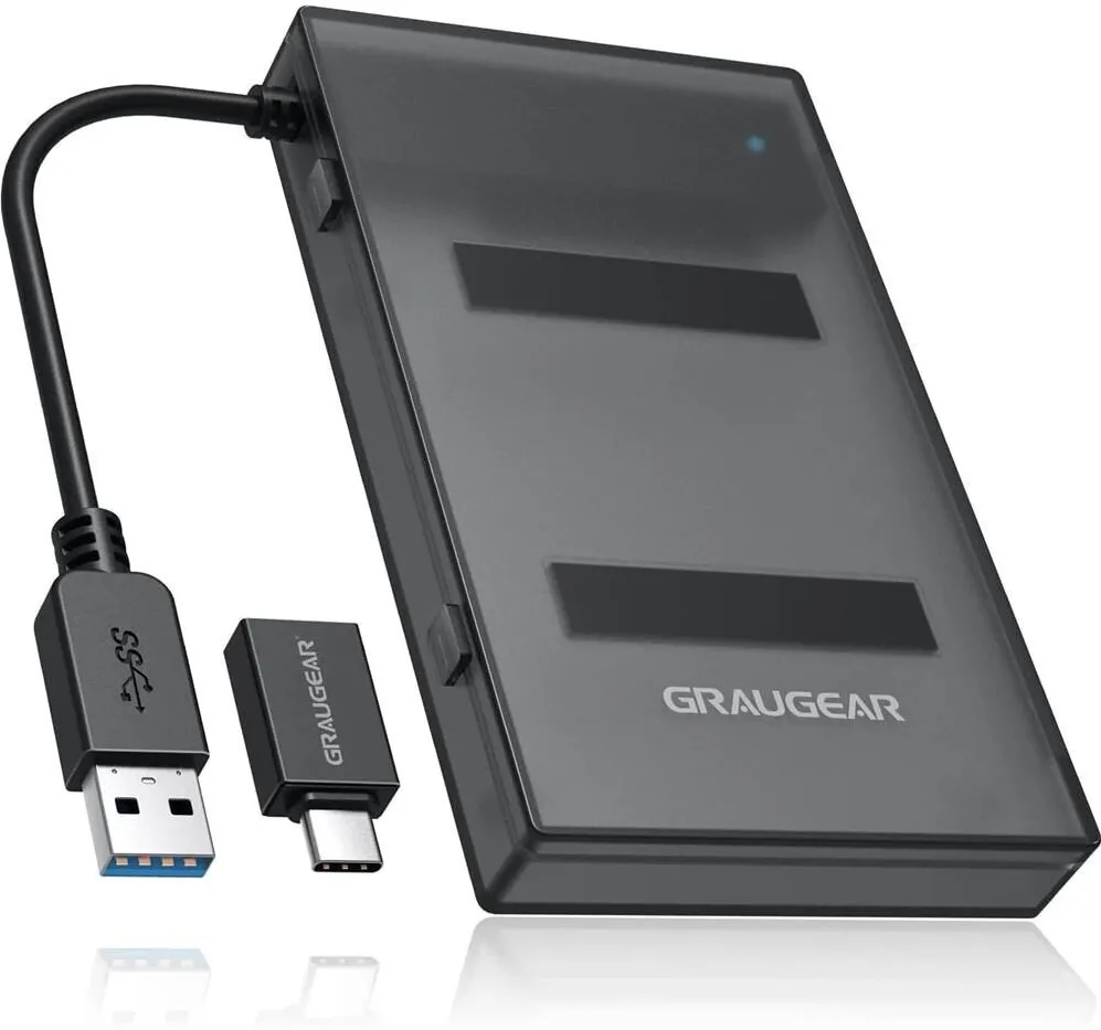Adaptor USB GrauGear G-2603-AC USB-A/C 3.1 2,5" SATA SSD/HDD