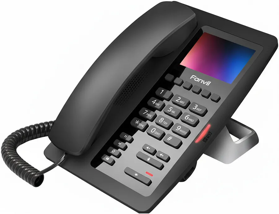 Telefon de hotel fanvil H3W negru