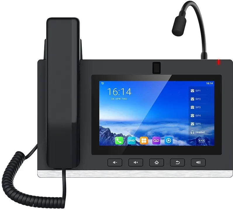 Telefon fix IP fanvil A308I negru
