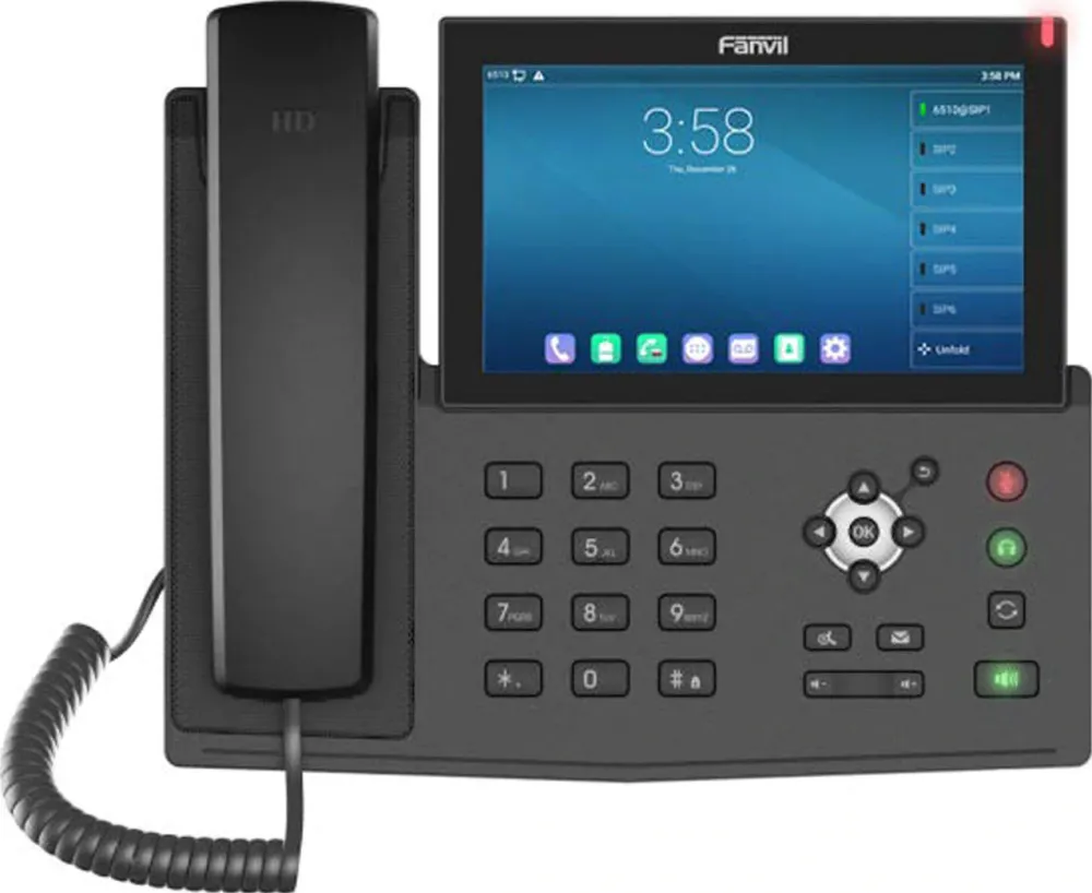 Telefon IP Fanvil X7A negru