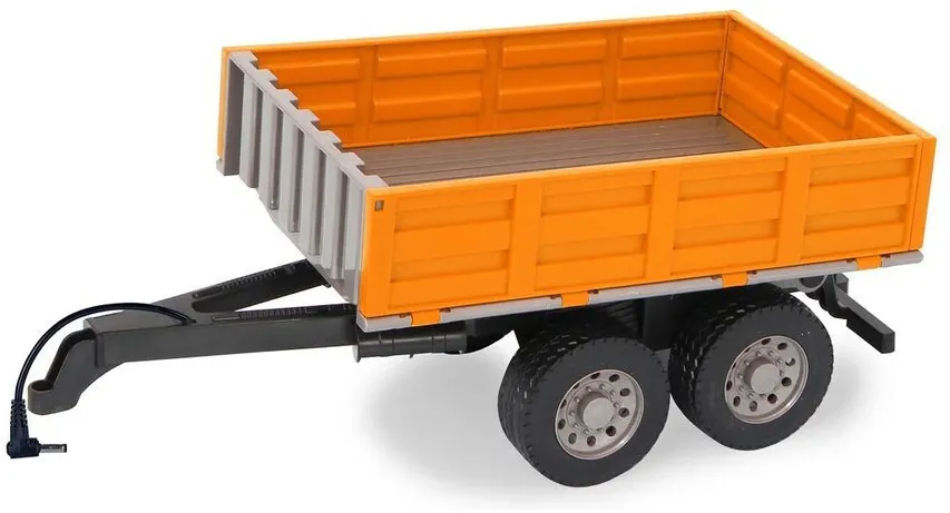 Remorca basculanta Jamara pentru tractor RC 1:16 portocaliu 6+