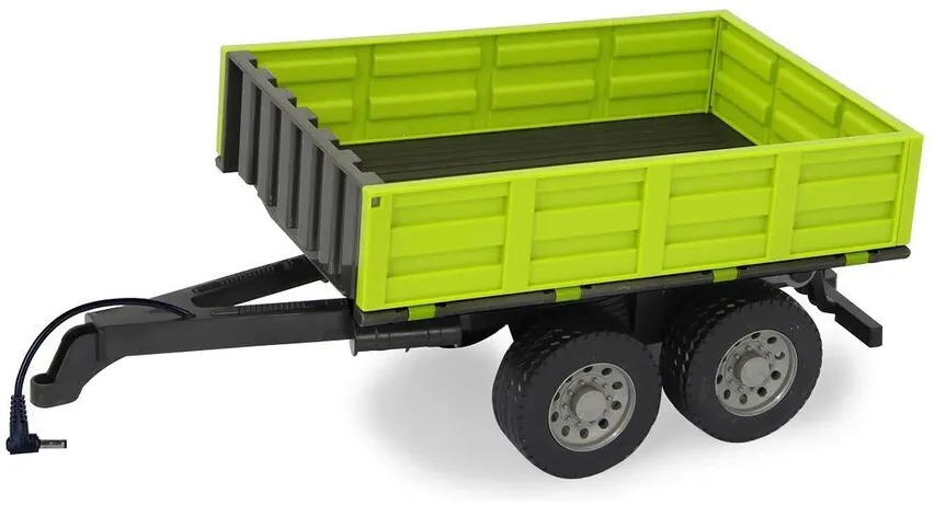 Remorca basculanta Jamara pentru tractor RC 1:16 verde deschis 6+