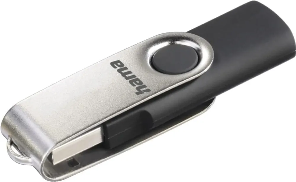Memorie USB HAMA Rotate 32 GB negru argintiu