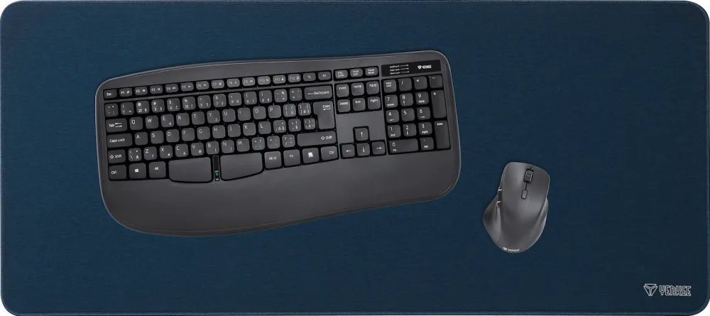 Mousepad Yenkee YPM 9040BE pentru mouse si tastatura XXL albastru