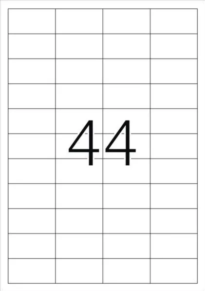 Etichete autoadezive Herma 4608 A4 48,3x25,4 mm alb mat 8800 buc