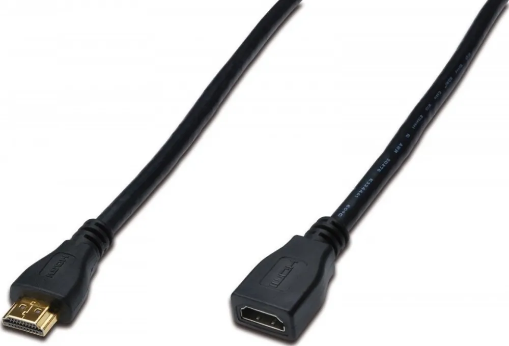 Cablu HDMI prelungitor Digitus AK-330201-020-S 2 m negru