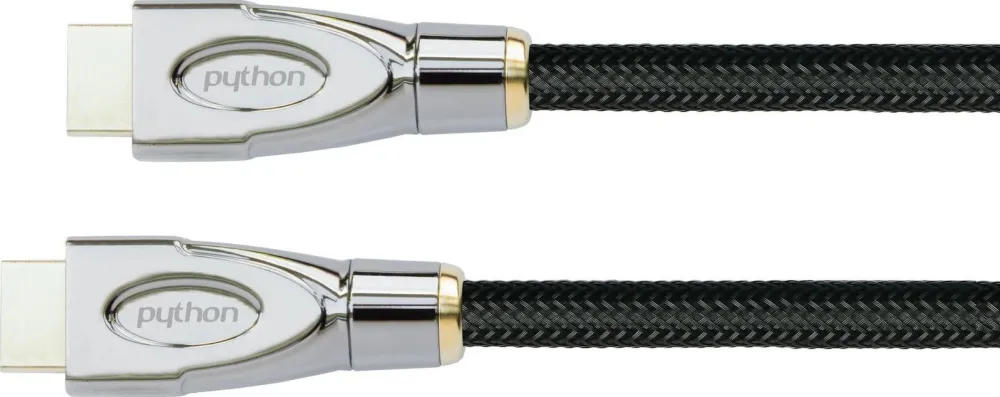 Cablu HDMI 2.1 Python GC-M0253 8K UHD-2 cu impletitura nylon 1.5 m negru