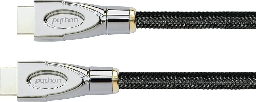 Cablu HDMI 2.1 Python GC-M0254 8K UHD-2 cu impletitura nylon 2 m negru