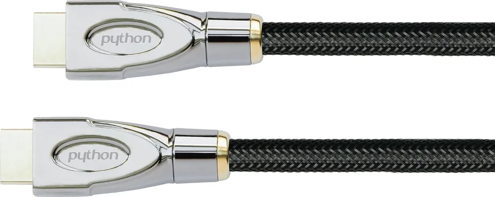 Cablu HDMI 2.0 Python GC-M0014 4K2K cu impletitura nylon 0.5 m negru