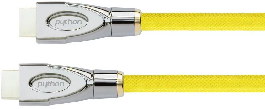 Cablu HDMI 2.0 activ Python GC-M0035 4K2K cu impletitura nylon 30 m galben