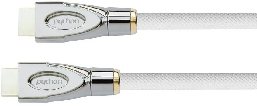 Cablu HDMI 2.0 Python GC-M0161 4K2K cu impletitura nylon 1 m alb