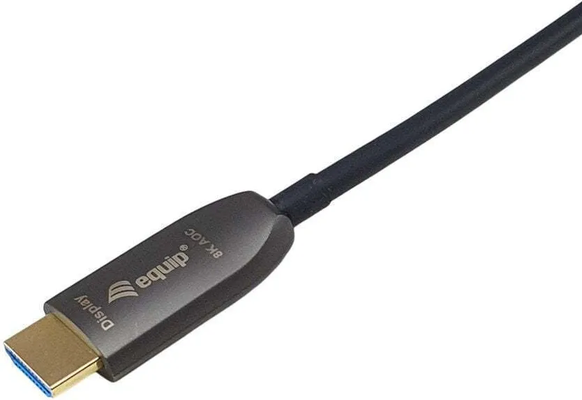 Cablu HDMI 2.1 EQUIP HS Ethernet AOAC 48Gb 8K/60Hz negru 200 m