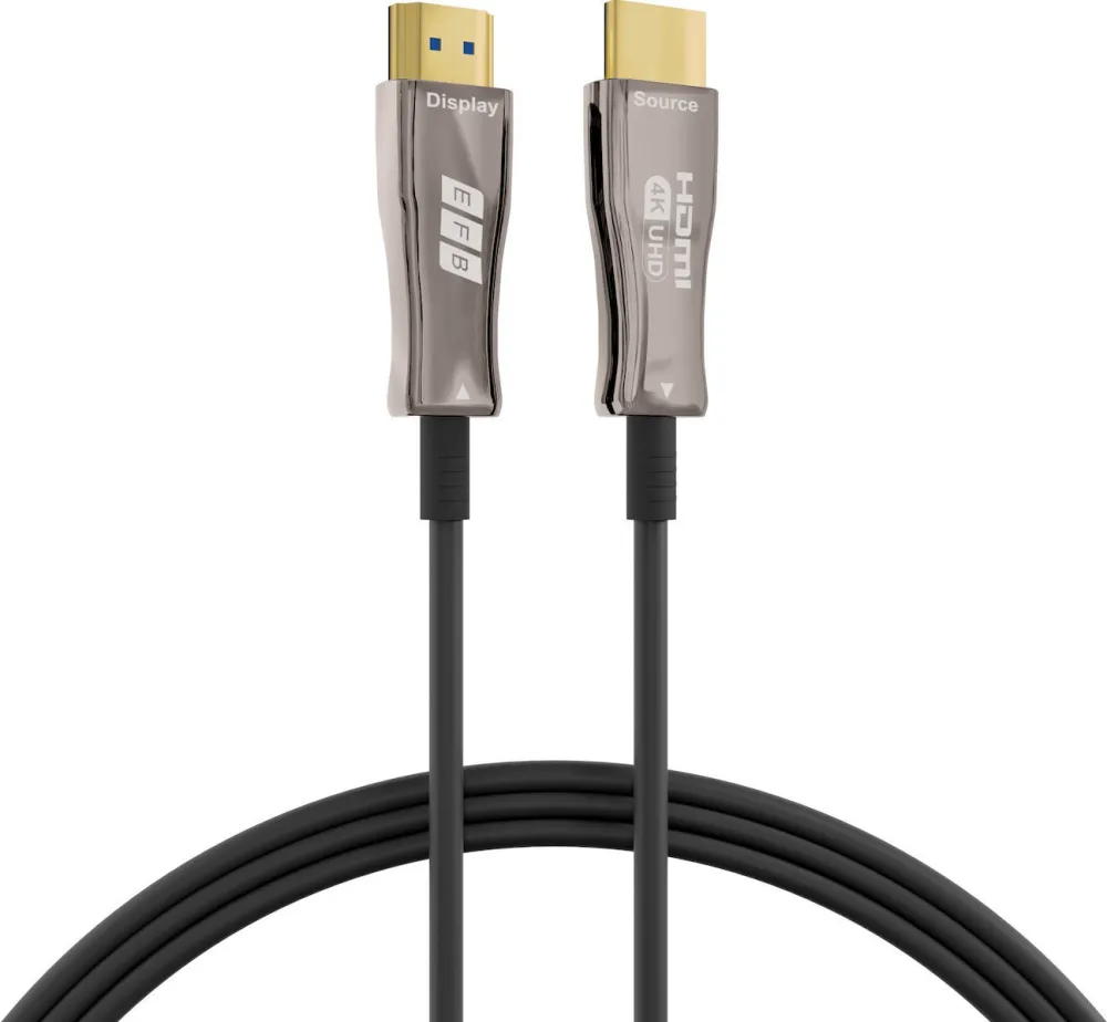 Cablu HDMI optic activ AOC EFB HDMI-20-00009 4K60Hz negru 30 m