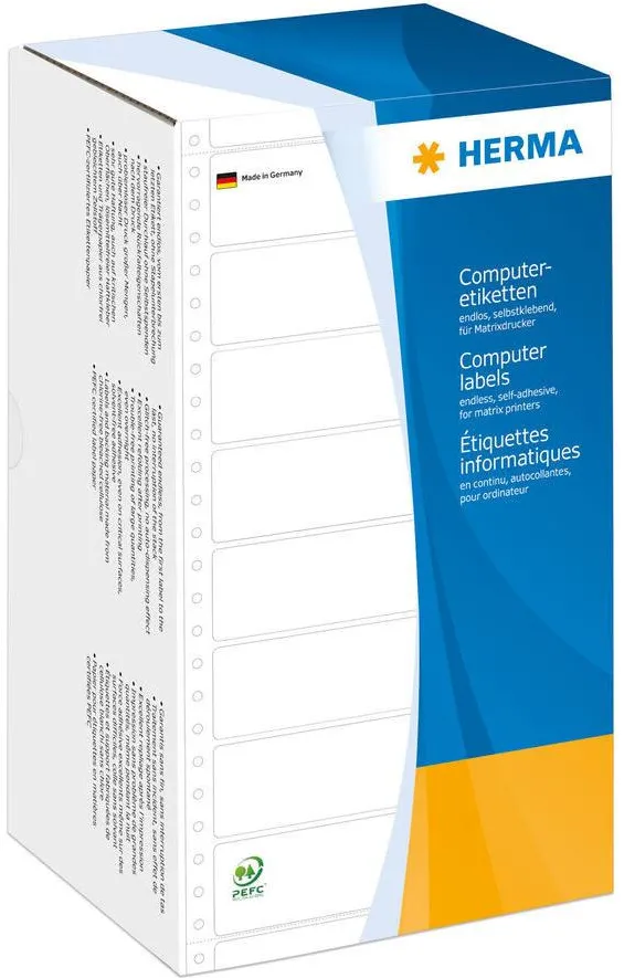 Etichete autoadezive Herma 8292 147,32x99,2 mm alb perforate 3000 buc