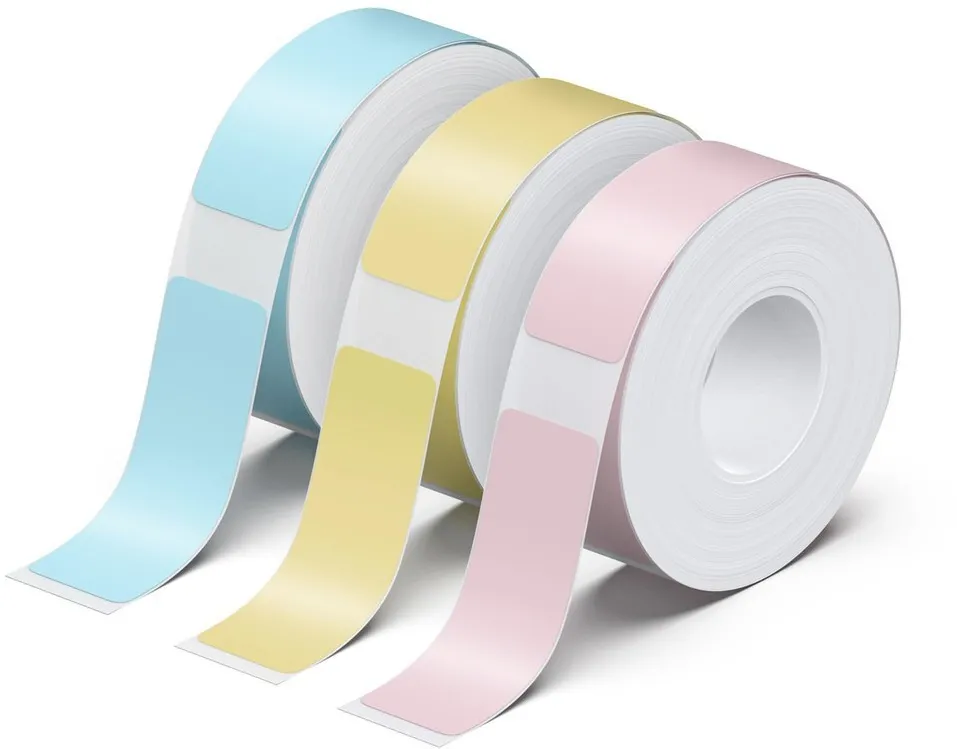 Role etichete continue OLYMPIA 6314 pentru P22 mix roz, albastru, galben
