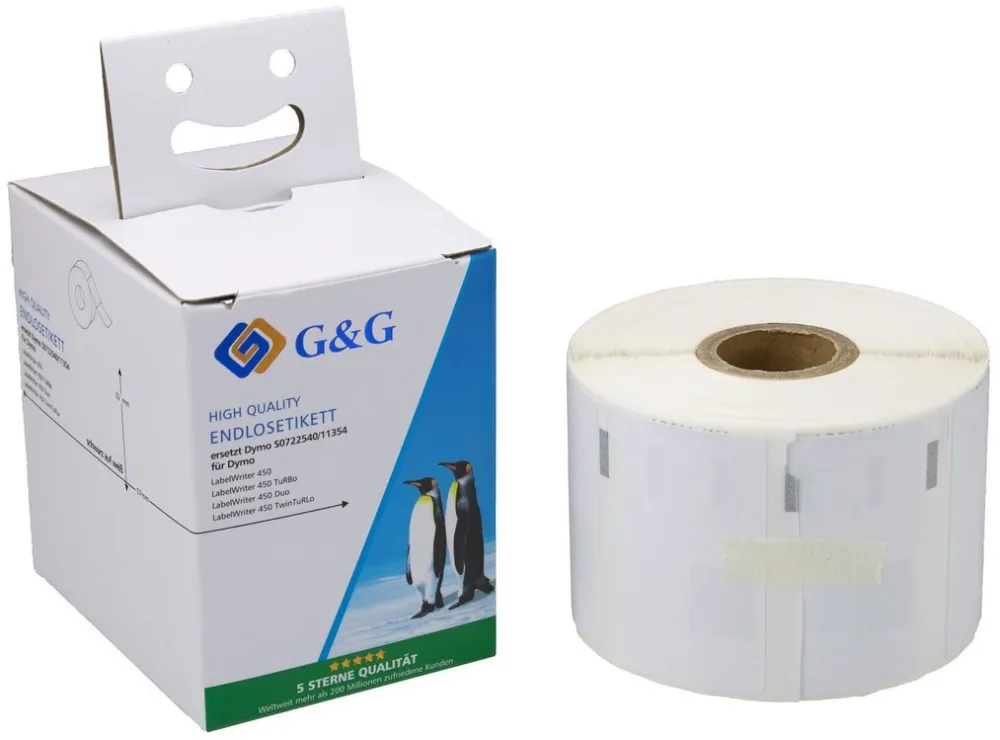 Etichete autoadezive G&G compatibil DYMO 11354 s0722540 32x57 mm 1000 buc