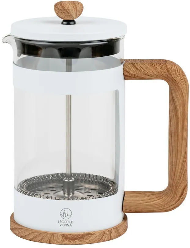 Cafetiera si ceainic Leopold Vienna Franca LV117027 alb 600 ml