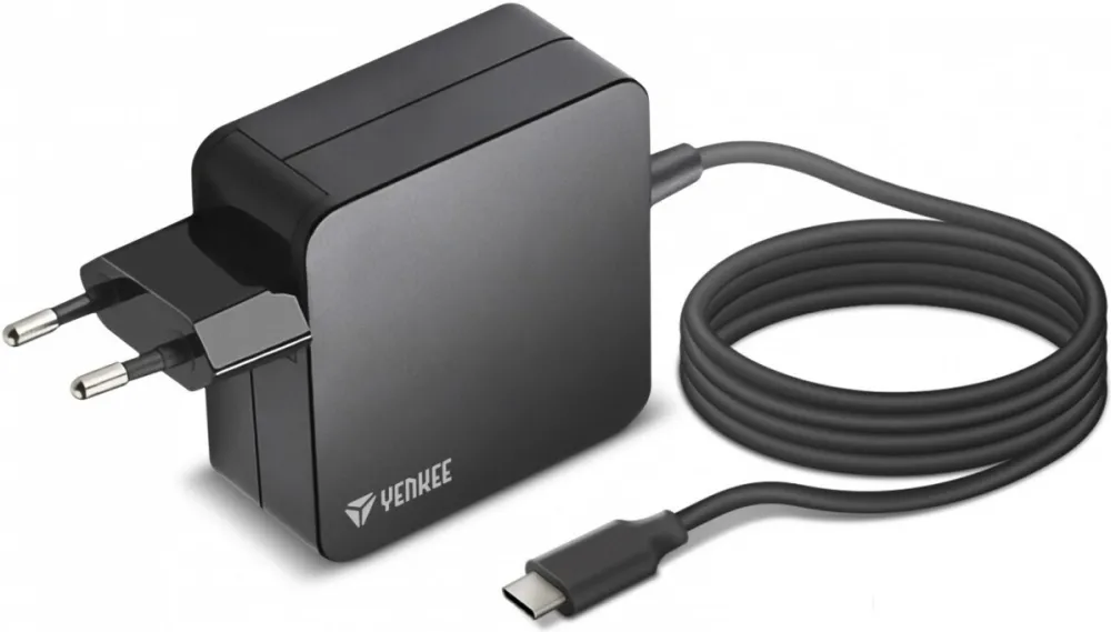 Incarcator retea Yenkee YAU C100 100W cablu USB-C integrat 1,8 m