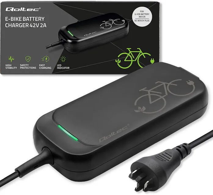 Incarcator bicicleta electrica QOLTEC Pro pentru Bosch 36V 42V 2A