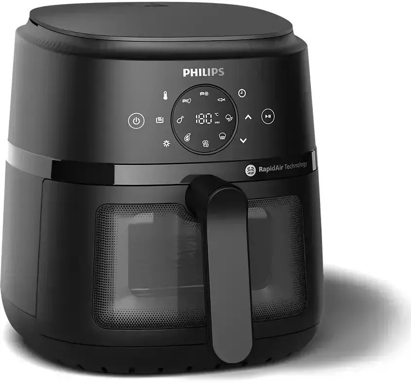 Friteuza cu aer cald Philips Airfryer NA220/00 4,2 l 1500 W negru