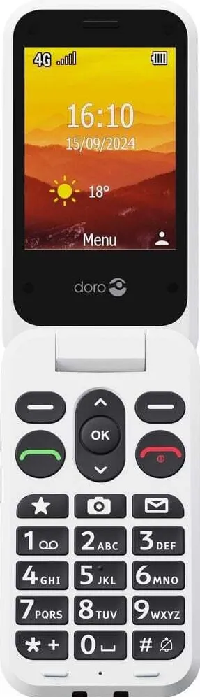 Telefon mobil Doro Leva L20 rosu alb