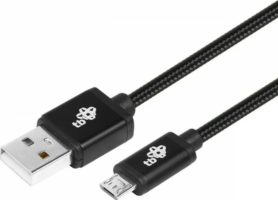 Cablu USB la micro USB TB AKTBXKU2SBA150B impletit 1,5 m negru