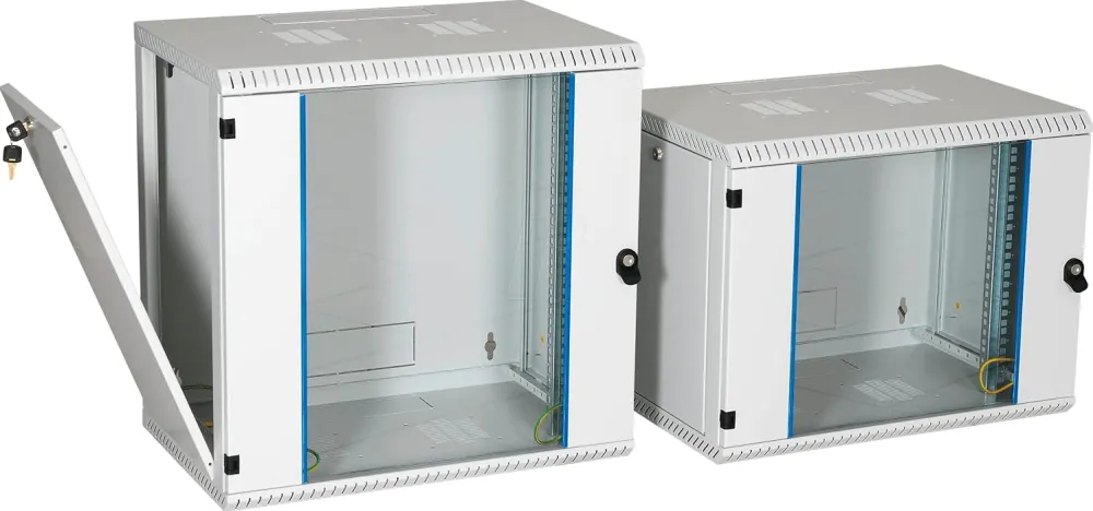 Cabinet metalic de perete EFB 691715VGR.60 19" 15U fix, o sectiune, RAL 7035, adancime 600 mm