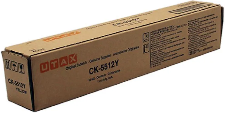 Toner imprimanta UTAX Toner CK-5512Y CK5512Y Yellow Gelb (1T02R6AUT0)