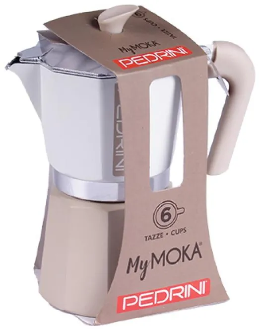 Cafetiera PEDRINI Coffee Maker 6 Cups Painted Aluminum Color 2025 (02CF169)