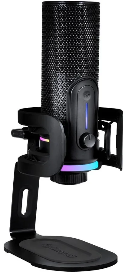 Microfon streamplify MIC PRO RGB, 3.5mm jack, USB-C, Stereo, Negru, SPMC-MP3C327.11