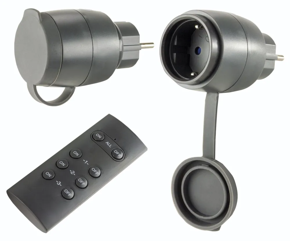 REV Radio Switch Set 2 + 1 Mini outdoor black