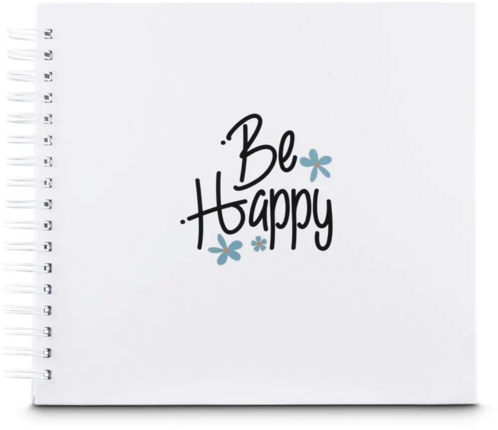 Rama foto HAMA Good Things Spiral 28x24 50 white Pages Happy 7717
