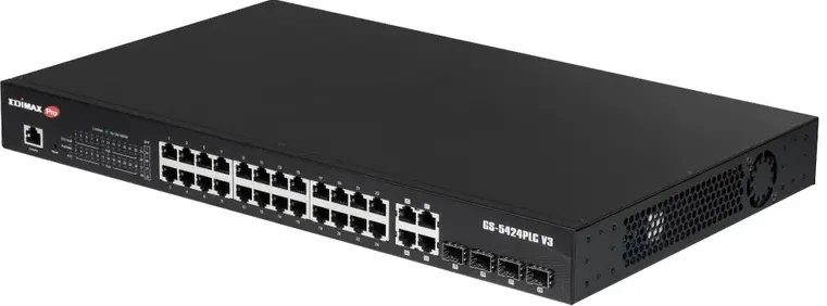 Switch Edimax Switch Pro 24x GE GS-5424PLC V3 (POE)