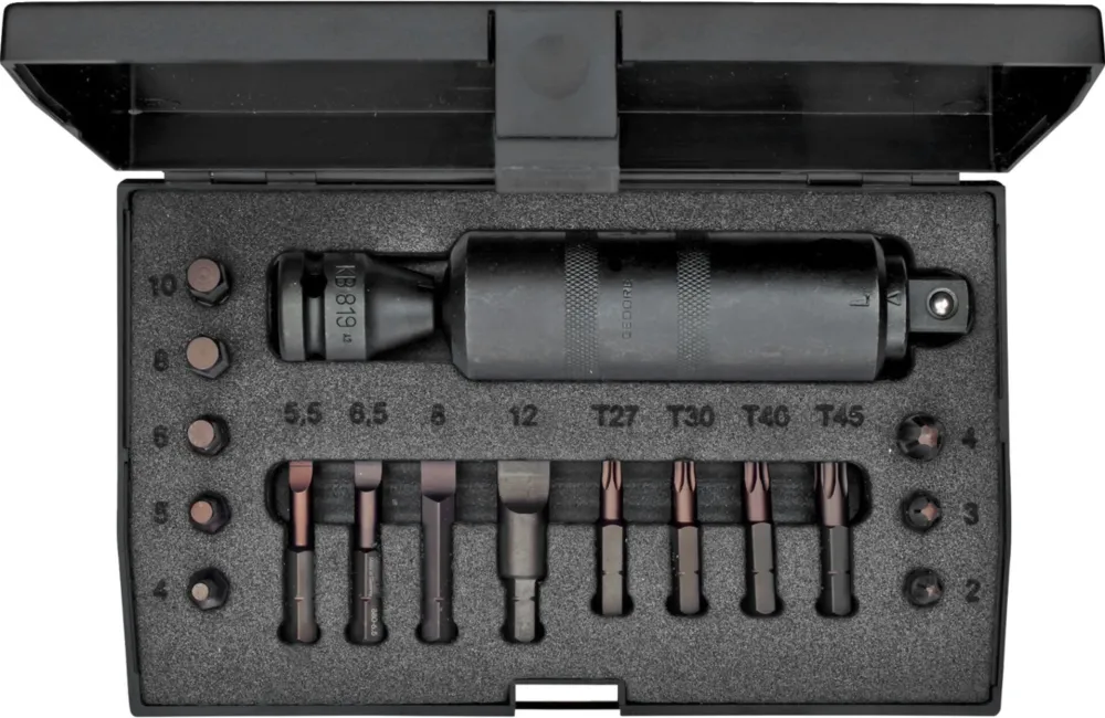 Gedore Screw Loosener Set 1/2 18-pieces